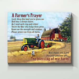 Canvas Print – A Farmer’s Prayer