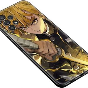 Compatible with Samsung Galaxy S10e Case Anime Demon with Slayer Case for Samsung S10e Case Anime Zenitsu Agatsuma Soft TPU Cover for Galaxy S10e(5, Galaxy S10e)