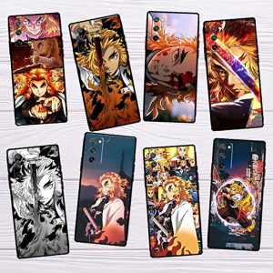 Compatible with Samsung Galaxy S10 Case Anime Demon with Slayer Case for Samsung S10 Case Anime Rengoku Kyoujurou Soft TPU Cover for Galaxy S10(3, Galaxy S10)