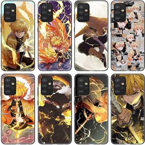 Compatible with Samsung Galaxy S20 Ultra Case Anime Demon with Slayer Case for Samsung S20 Ultra Case Anime Zenitsu Agatsuma Soft TPU Cover for Galaxy S20 Ultra(5, Galaxy S20 Ultra)