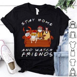 Stay Home and Watch Friends Classic T-Shirt – Black
