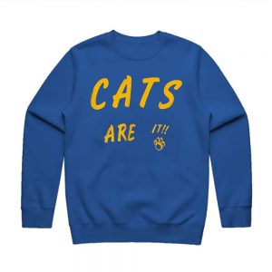 Vintage 70s Blue Single Stitch Cats Shirt, Funny Cats Are It Sweatshirt, Cats Are It!! Vintage Hoodie, Cats Are It Gift For Fans Unisex Tee, Tank Top