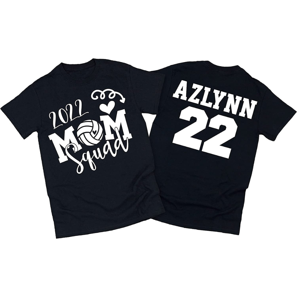 Customized Glitter Baseball Mom Shirts, Baseball Shirt with Name and Number, Player Name and Number T-Shirt, Sports Dad Shirt