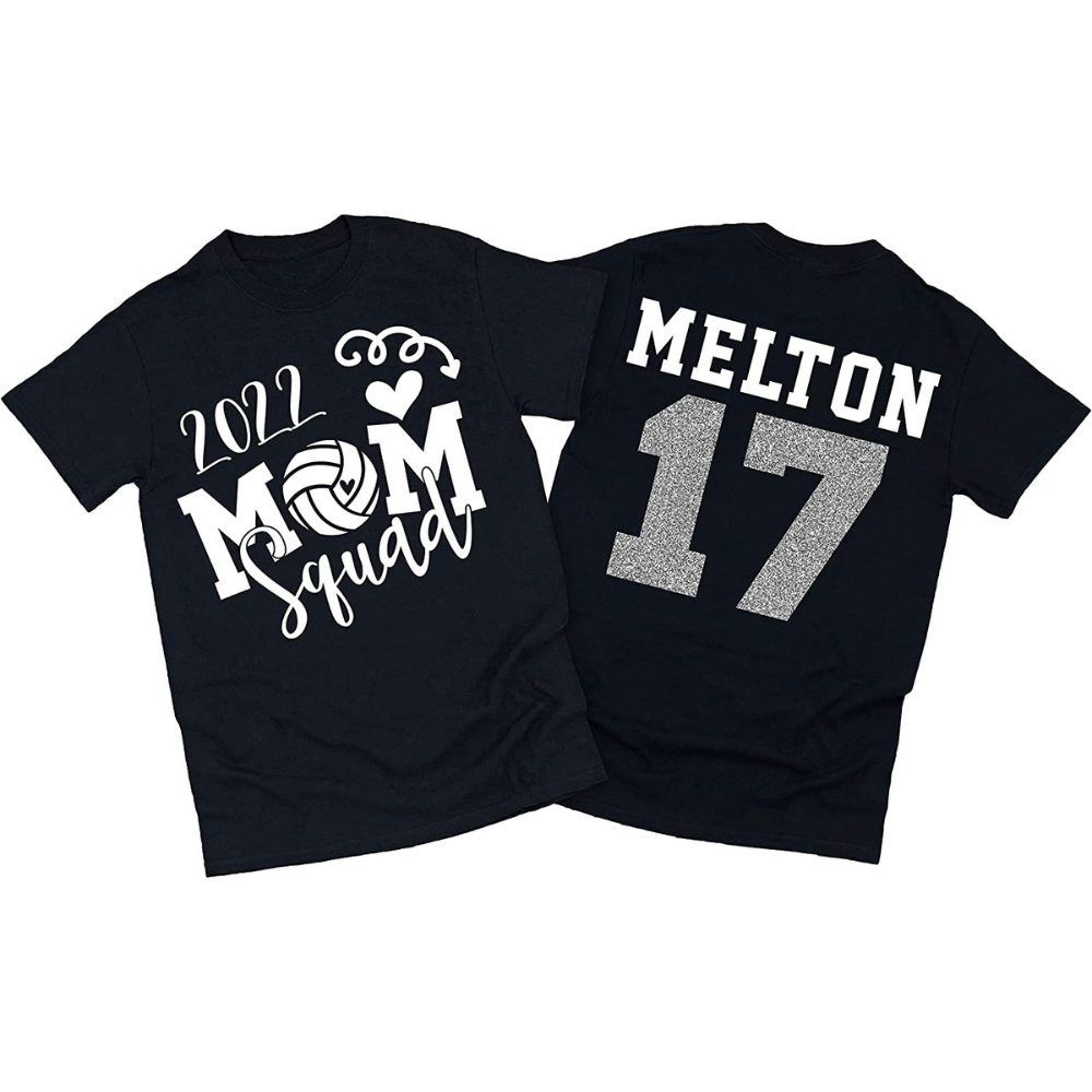 Customized Glitter Baseball Shirts, Baseball Mom Shirts, Customized Baseball Team with Name and Number, Design Your Own T Shirt, Shirt with Custom Name Number Text