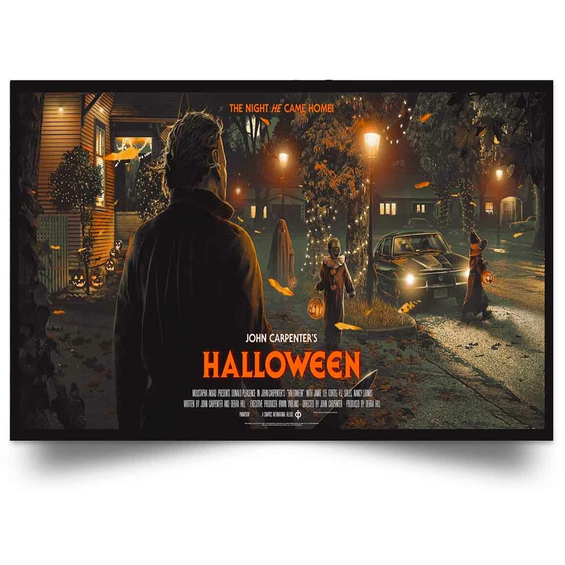 Halloween Ends Michael Myers Team Horror Wall Art Decor Home Poster Full Size