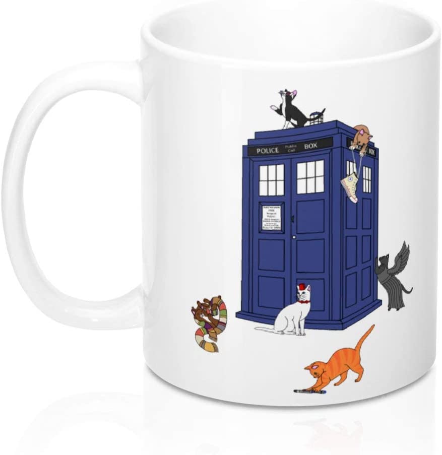 Doctor Who Tardis Cats Mug 11oz