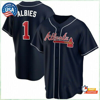 Atlanta Braves #1 Ozzie Albies Unisex Baseball Jersey Sport Slyle For Fan Club