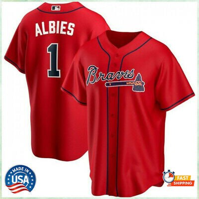 OZZIE ALBIES #1 ATLANTA BRAVES Unisex Baseball Jersey Best Gift