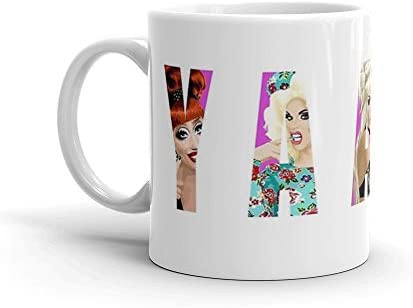 YAAAS ft RuPaul’s Drag Race Queens Bianca Del Rio, Adore Delano, Katya, Alaska, Trixie Mattel 11 Oz Ceramic