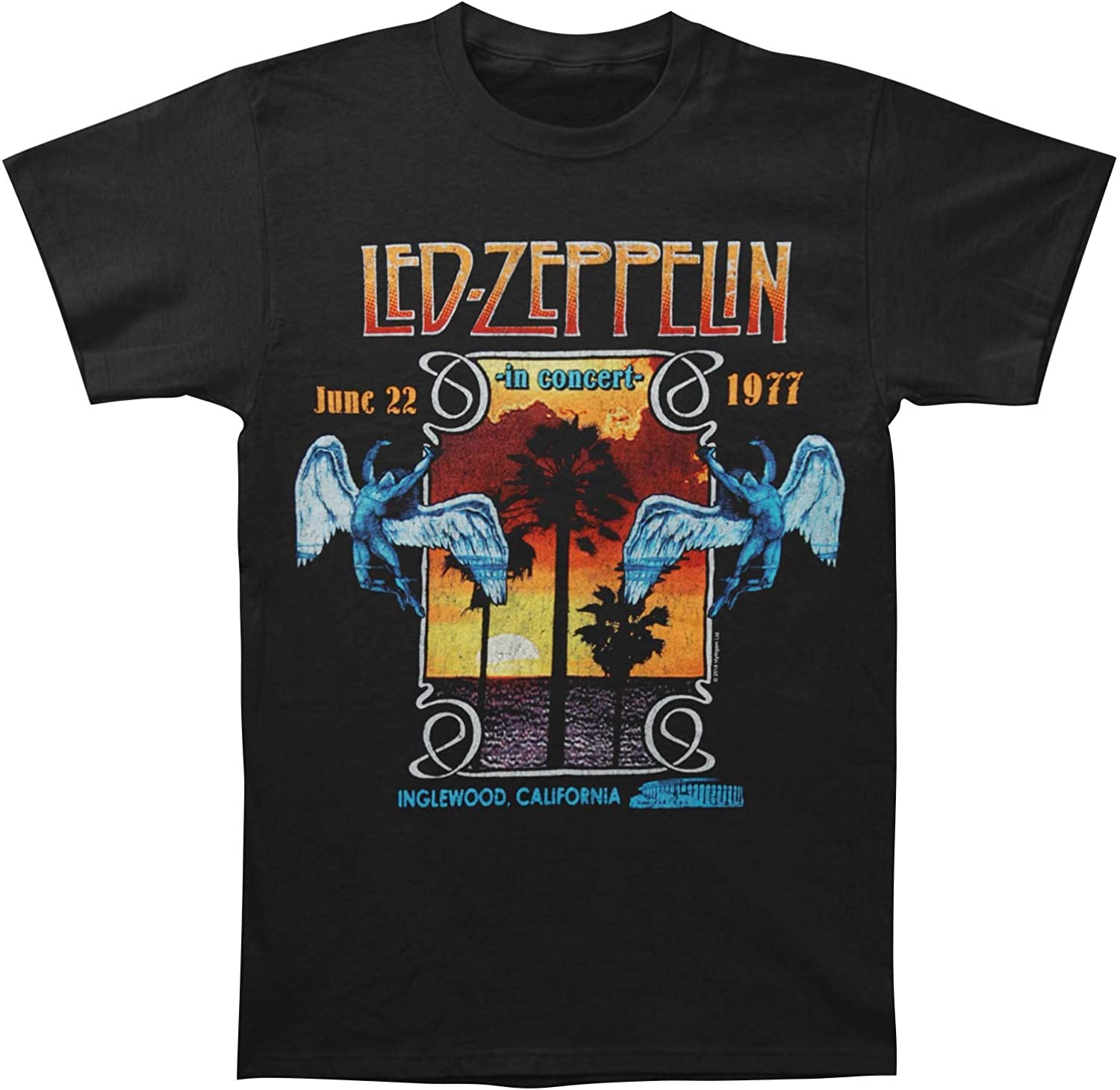 Led Zeppelin Men’s Inglewood T-Shirt Black