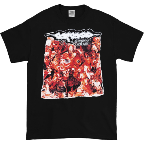 Carcass Cannibal Corpse New Black T-Shirt Double Sided Tee