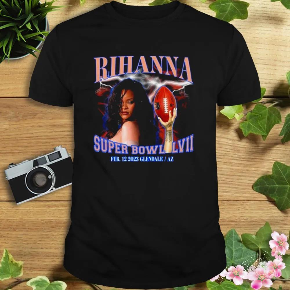 Rihanna 2023 T-Shirt, NFL Super Bowl LVII Sweatshirt, Long Sleeve, Hoodie For Men’s And Women