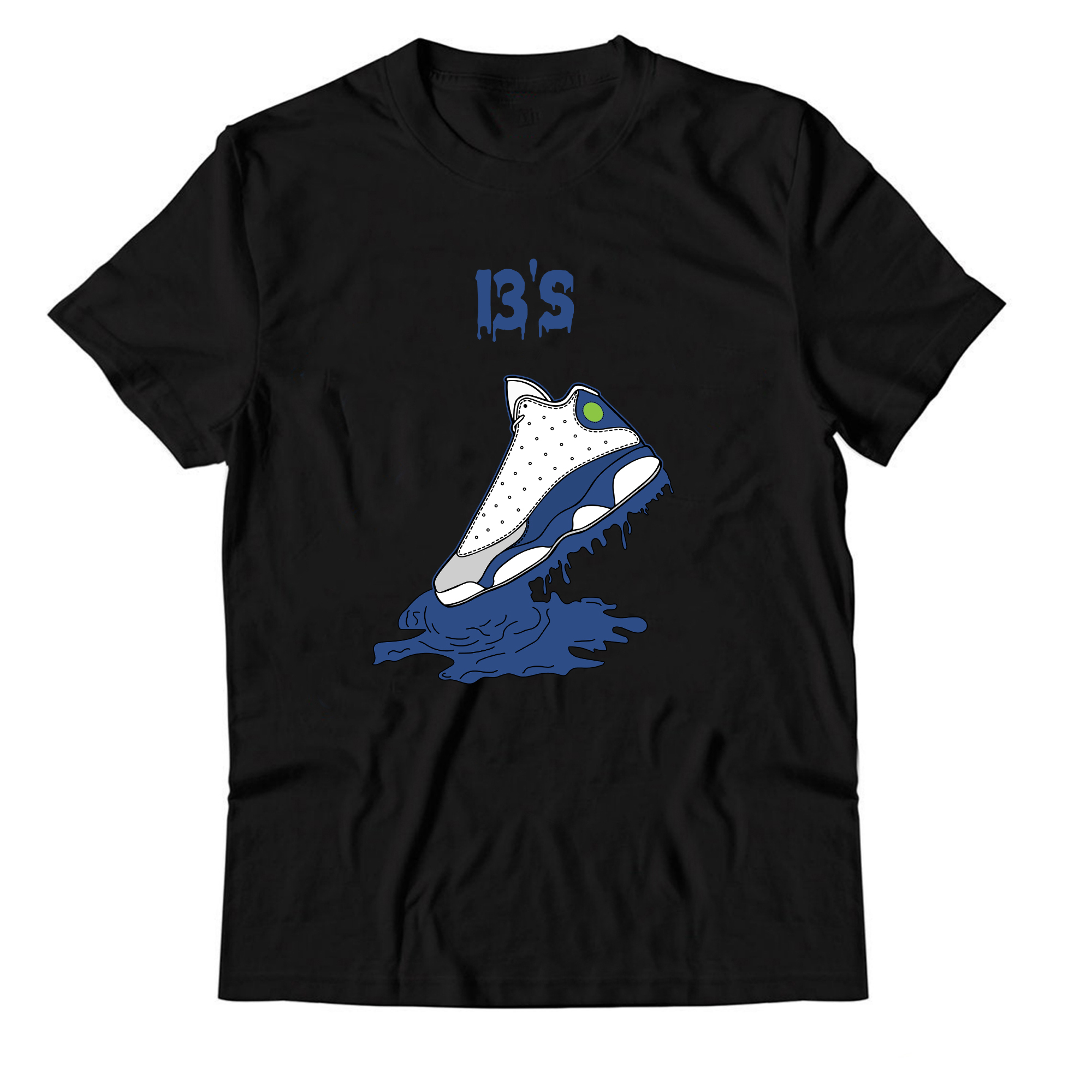 Retro 13’S Drip Unisex Shirt Sweatshirt to Match Jordan 13 French Blue, Matching for Sneaker, Gift for Sneaker, Jordan 13 French Blue