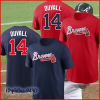 HOT! #14 Adam Duvall Men’s Atlanta Braves Name & Number T-shirt 2021 Gift