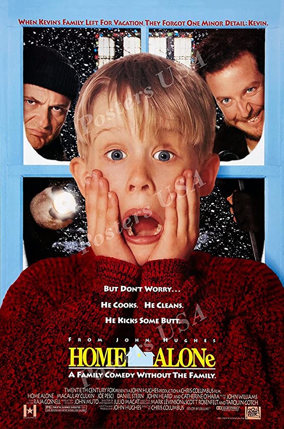 Posters USA – Home Alone Movie Poster GLOSSY FINISH – MOV449 (24in x 36in (61cm x 91.5cm)), Office