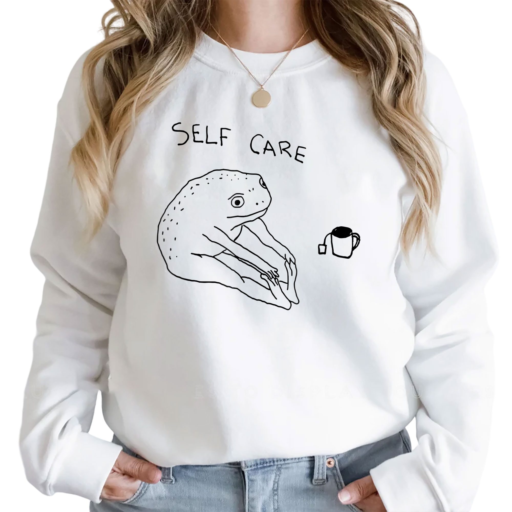 Frog Self Care t-shirt sweatshirt hoodie long sleeve shirt