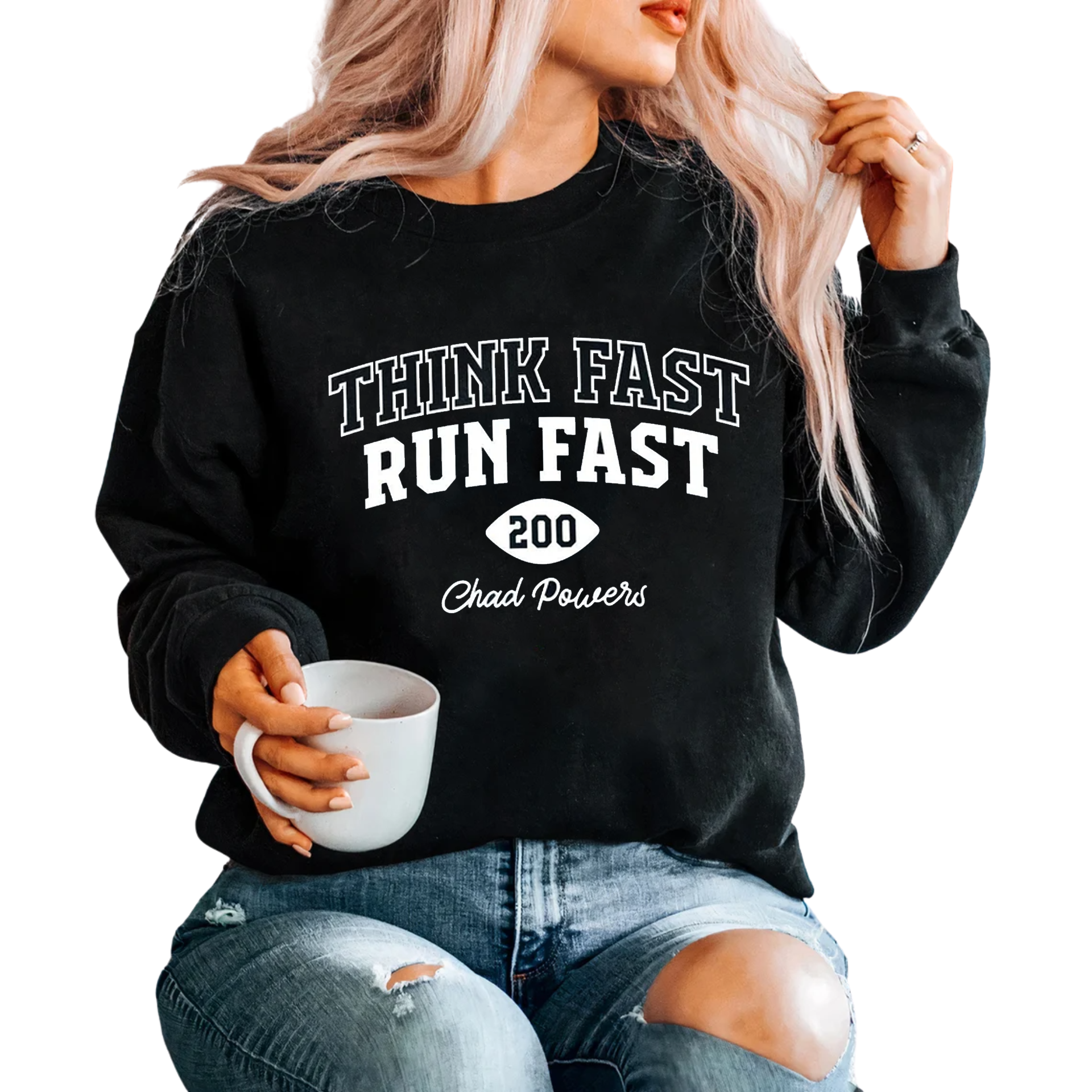 Chaad Powers Shirt, Think Fast Run Fast T-Shirt, Powers For MVP 2022 Sweatshirt, Football Collage MVP 200, Your Football Favorite Team, Go Ball, Pen State Football Shirt, 5.49 Chadd Run Fast Shirt