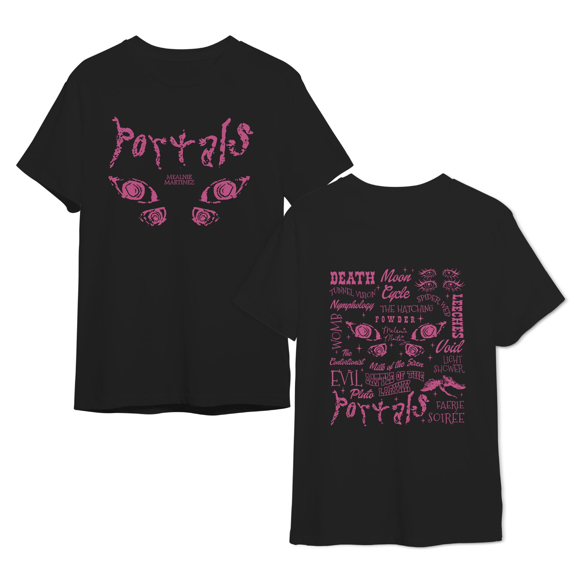 Melanie Portals Tour T-Shirt, 2 Sides Shirt, Melanie Martinez Tour Date Shirt, Music Tour Tshirt, Singer Shirt, Shirts For Women, Shirts For Men