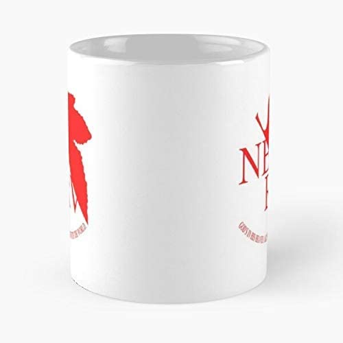 Nerv Evangelion Genesis Neon Asuka Ayanami Shinji Rei – Best 11 Ounce Ceramic Mug – Classic Mug for Coffee, Tea, Chocolate or Latte