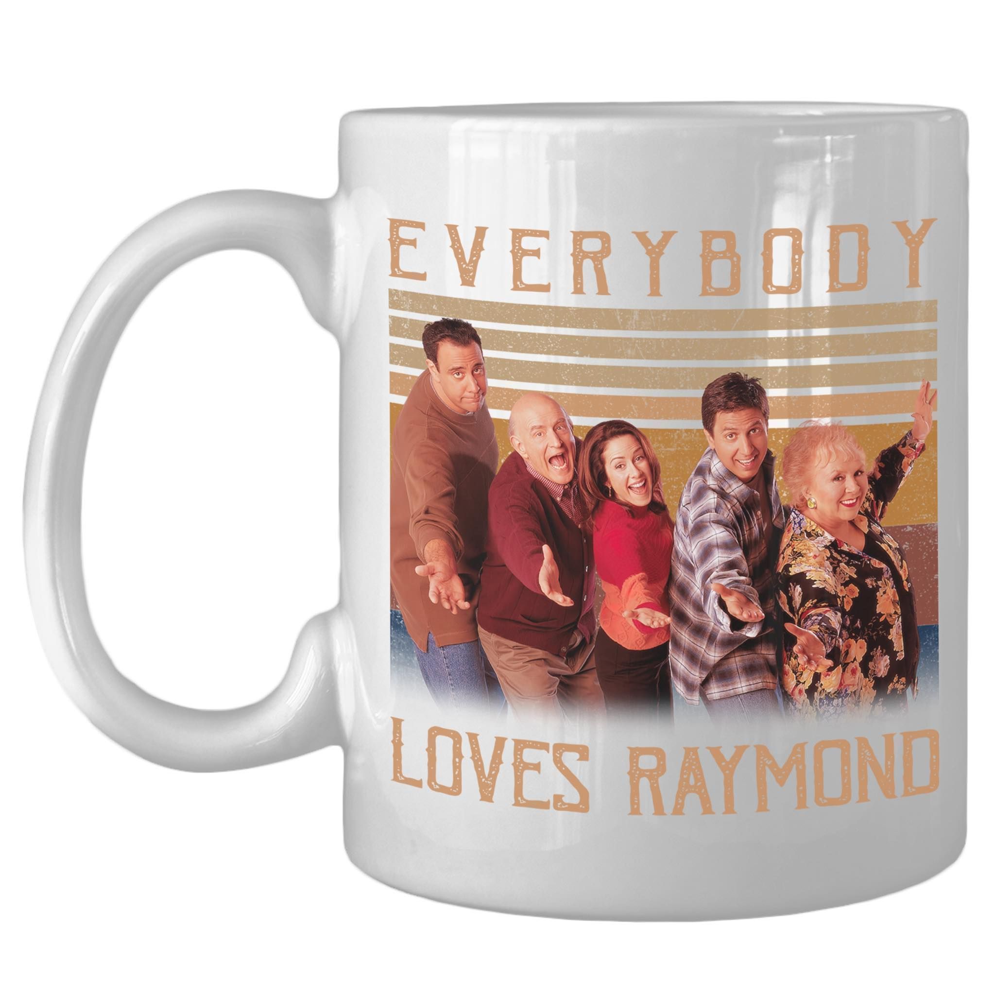 Aracelis Everybody Loves Raymond Funny Vintage Moments Ceramic Coffee Mug, Tea Mug White 11Oz