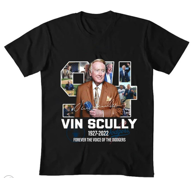 Vin%Scully Shirt, Vin%Scully 1927-2022 Shirt, Rip Vin%Scully 1927-2022 tee for fans, The Voice Of The Dod%gers Shirt Sweatshirt Hoodie Tank Tops