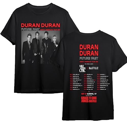 Duran Duran 2023 North American Tour The Future Past Tour T-Shirt, Duran Duran Tour Merch, The Future Past Tour Merch, Duran Duran Fan Gifts