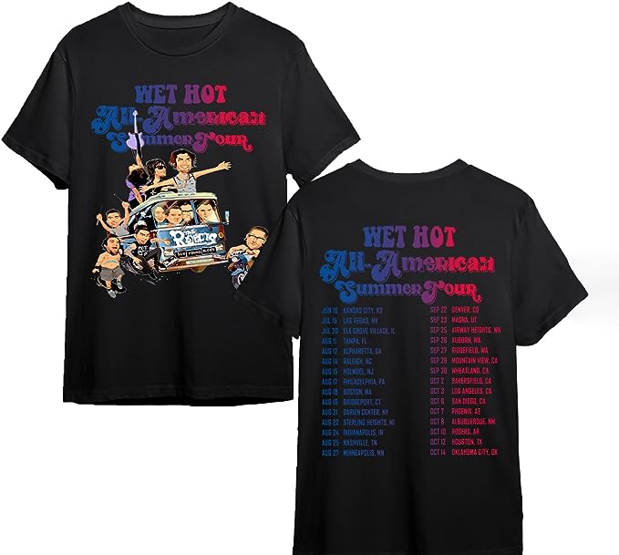 The AII-American Rejects T-Shirt, Wet Hot AII-American Summer Tour T-Shirt, Wet Hot AII-American Summer Tour Merch, The AII-American Rejects Fan Gifts, The AII-American Rejects 2023 Tour Merch