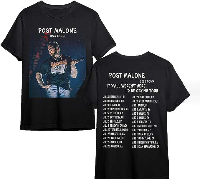 If Y’aII Weren’t Here, I’d Be Crying Tour T-Shirt, Post MaIone2023 Tour T-Shirt, Post MaIone Tour Merch, Post MAione Fan Gifts, Post MaIone 2023 Tour Merch, Post MaIone Tour 2023 Poster