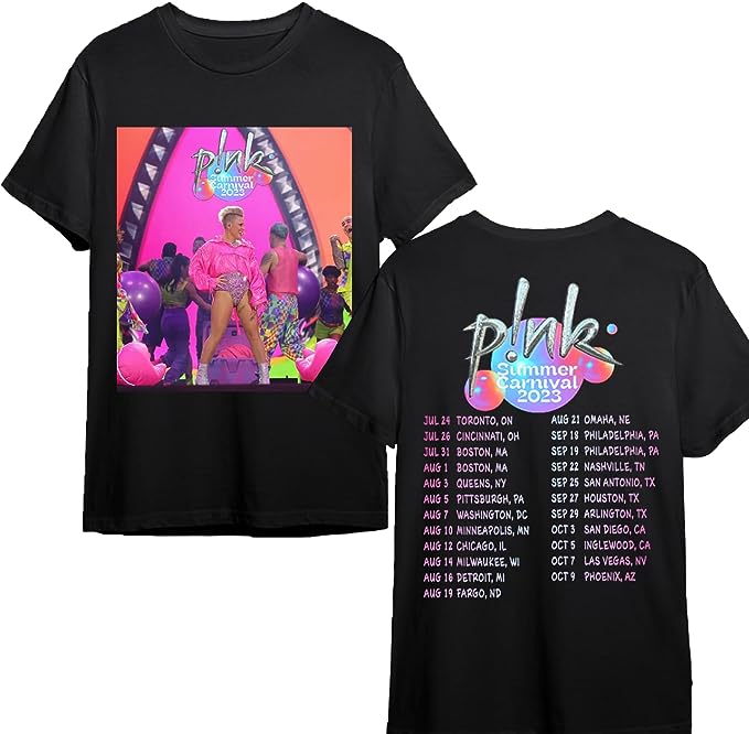 P!nk 2023 Tour T-Shirt, Summer Carnival 2023 Tour T-Shirt, P!nk Tour Merch, P!nk Fan Gifts, P!nk 2023 Tour Merch, P!nk Tour 2023 Poster