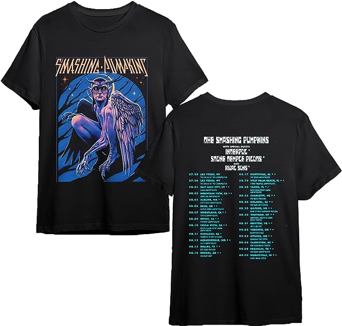 The World is a Vampire Tour 2023 T-Shirt, The Smashing Pumpkins T-Shirt, The Smashing Pumpkins Tour Merch, The SMAshing Pumpkins Fan Gifts, The World is a Vampire Tour Merch