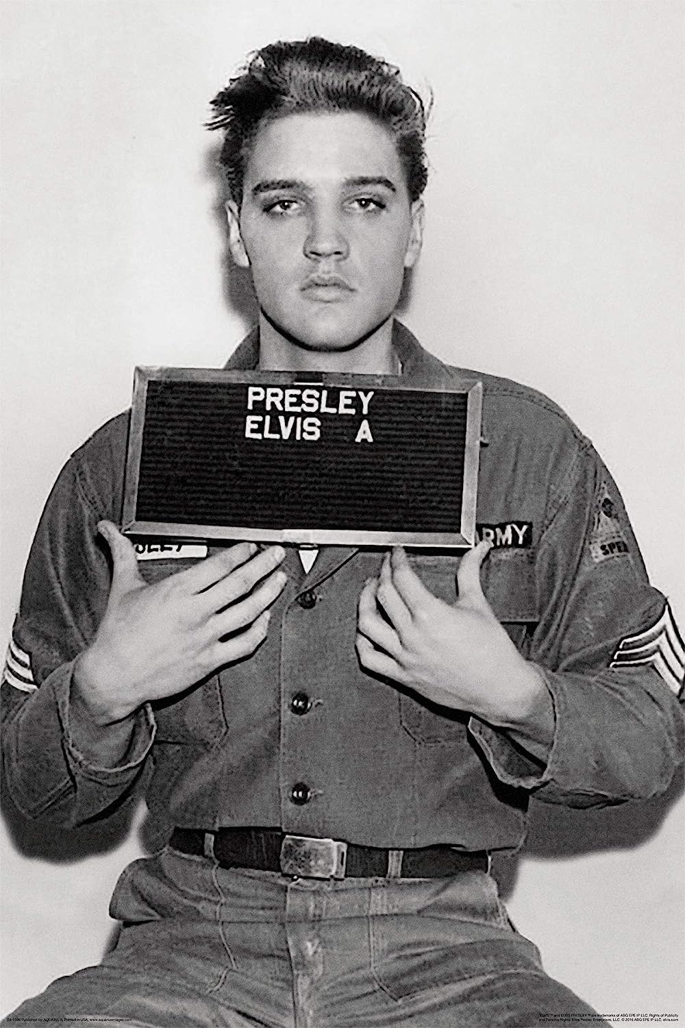 Elvis Presley-Enlistment Photo Poster Rolled 24 x 36