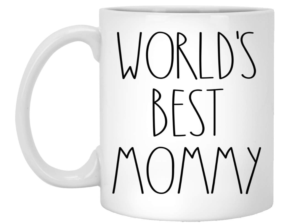 World’s Best Mommy Mug | Mommy Rae Dunn Style Coffee Cup | Rae Dunn Inspired | The Best Mommy Ever Coffee Mug | Mommy Birthday Mug For Mommy Coffee Mug Tea Cup White 11oz