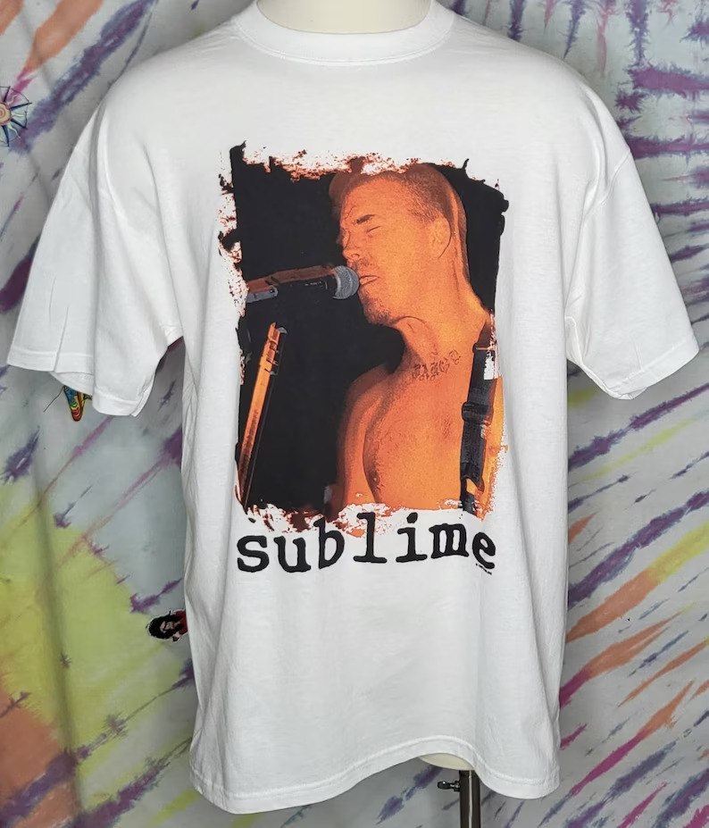 Sublime Tshirt, Sublime Shirt, Bradley Knowles Band Tee, Music Tee, Vintage Sublime, Vintage Sublime Shirt, Vintage Tee, Unisex Tee multicolored