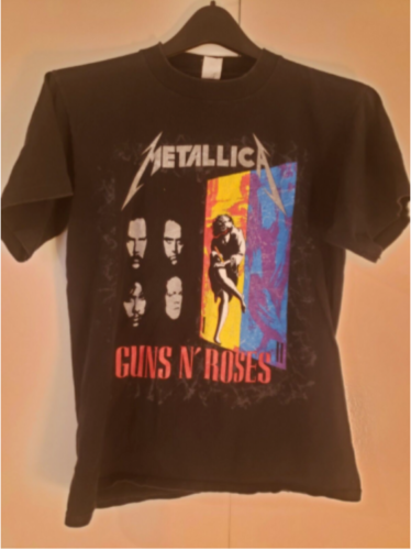 Vintage Metallica Guns N’ Roses 92 Tour T Shirt Original Single Stitch Original