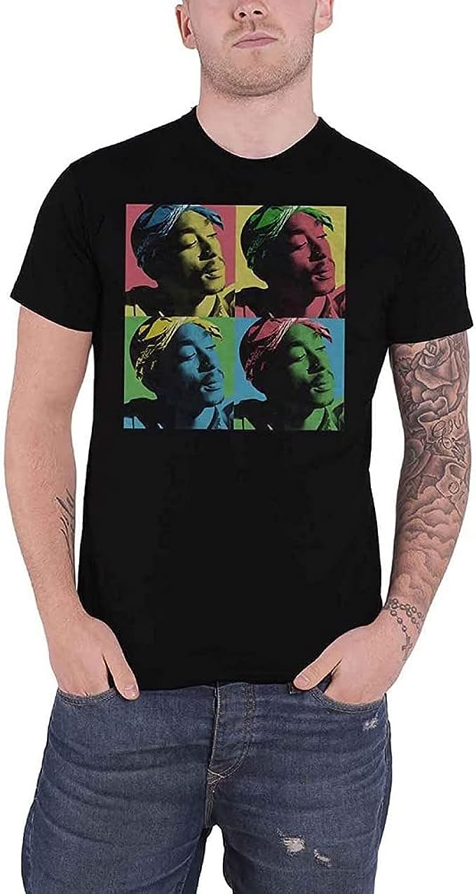 Tupac Pop Art Adult T-Shirt