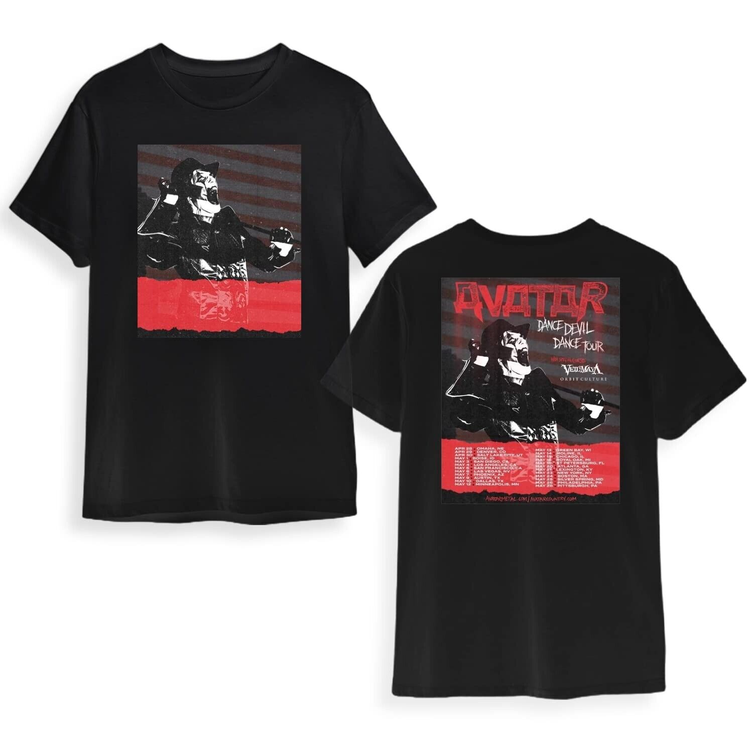 New Shirt for Fan /AvATAR-Dance Devil Dance-Double Side-shirt,2023 Shirt