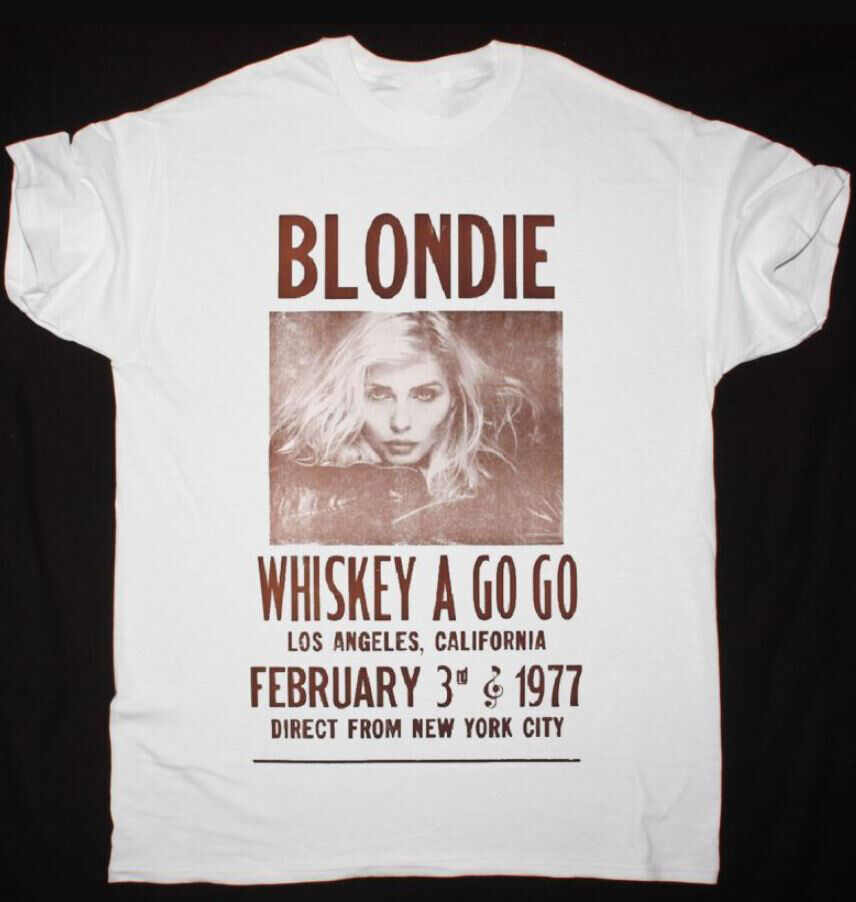 New Shirt for Fan /BLONDIE-Unisex T-shirt,1977 Reprint Shirt,Size S-5XL