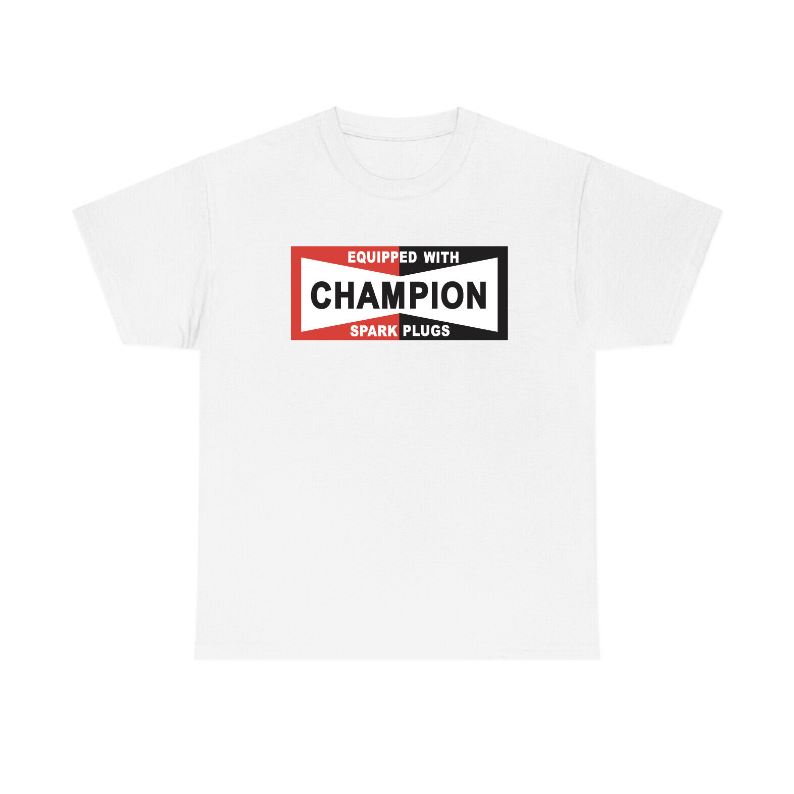 Champion Spark Plugs T-Shirt-White tee