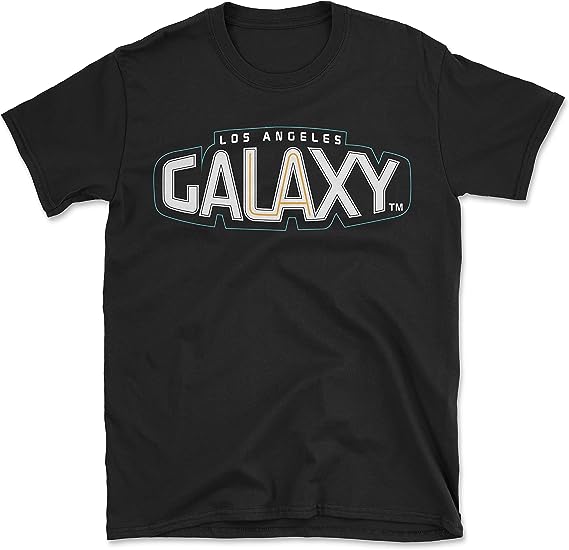 Los Angeles LA Galaxy Soccer Throwback Logo T-Shirt