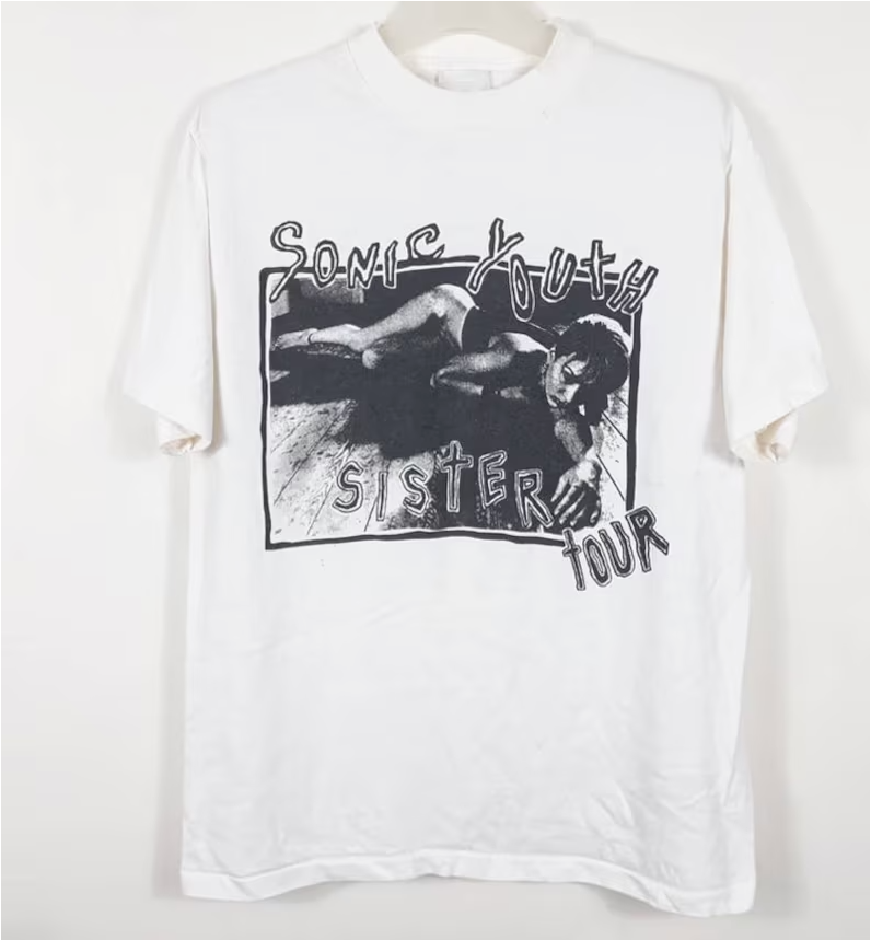 1987 SONIC YOUTH Sister Tour T-Shirt