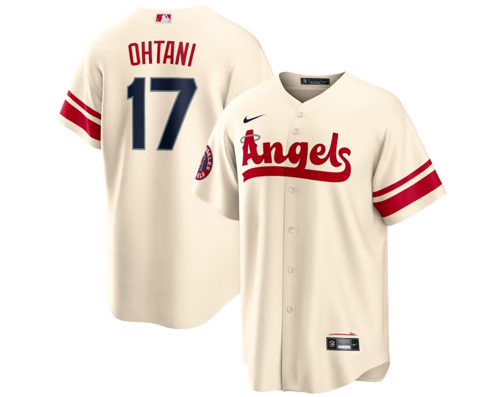 Men’s Los Angeles Angels Shohei Ohtani 2022 City Connect Replica Player Jersey