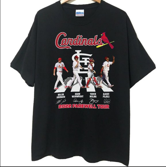 St Louis Cardinals 2022 Farewell Tour Baseball The Last Run Signature Shirt, St Louis Cardinals The Final Ride LegEnds Shirt Gift Men Women