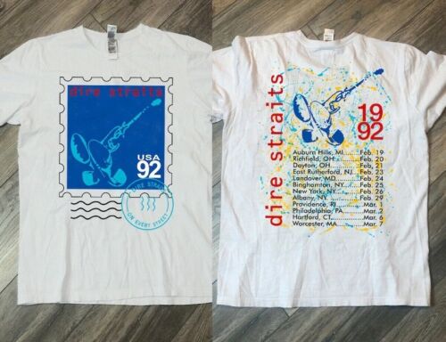 VTG Dire Straits Graphic Tour 1992 T-Shirt