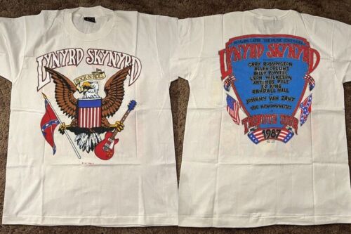 VTG Lynyrd Skynyrd Rock N Roll Tribute Tour 1987 T-Shirt