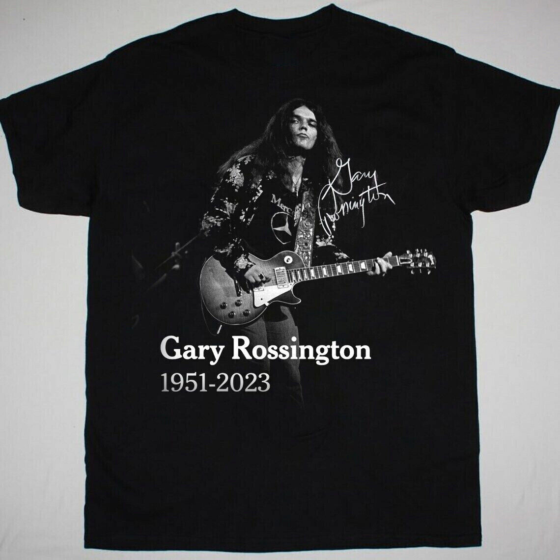 RIP Gary Rossington 1951-2023 Signature TShirt,Lynyrd Skynyrd Shirt