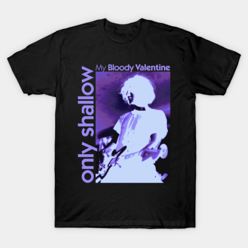 Vintage Only Shallow My Bloody Valentine Shirt Classic Black Unisex