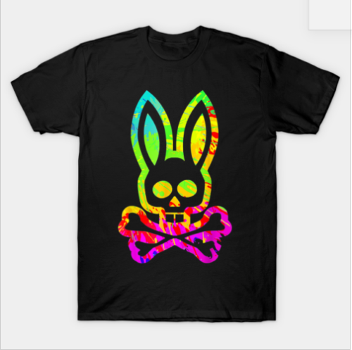 Psychedelic Bunny Psycho T-Shirt