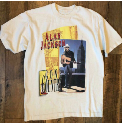 Vintage 90s Alan Jackson Country Music Band T Shirt