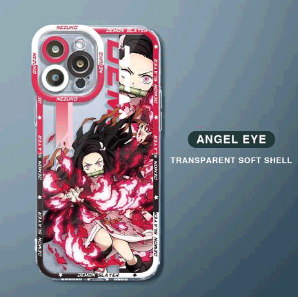 Phone Case Anime Kamado Nezuko for iPhone 14 pro Max, Case Demon with Slayer TPU Soft for iPhone 14 pro Max, Phone Case Anime Kimetsu no Yaiba for iPhone 14 pro Max