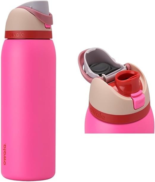 Insulated Stainless Steel Water Bottle with Straw for Sports and Travel, BPA-Free, 40-oz (CAN YOU SEE ME)